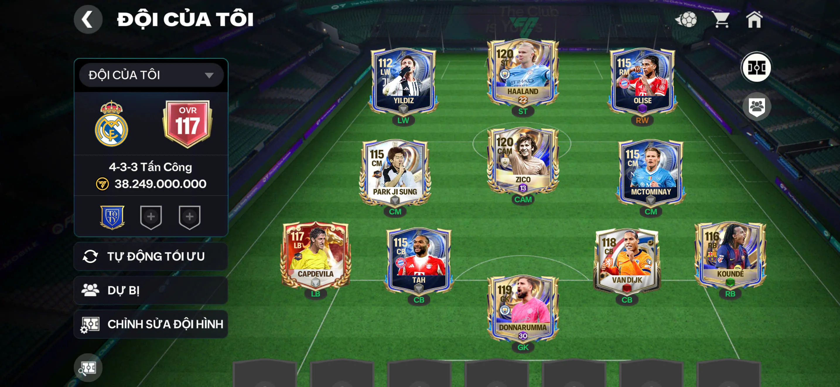 Haaland + Zico + Donaruma + nhiều cầu thủ ngon cho ae,...Còn nv nhận 20k ruby,..