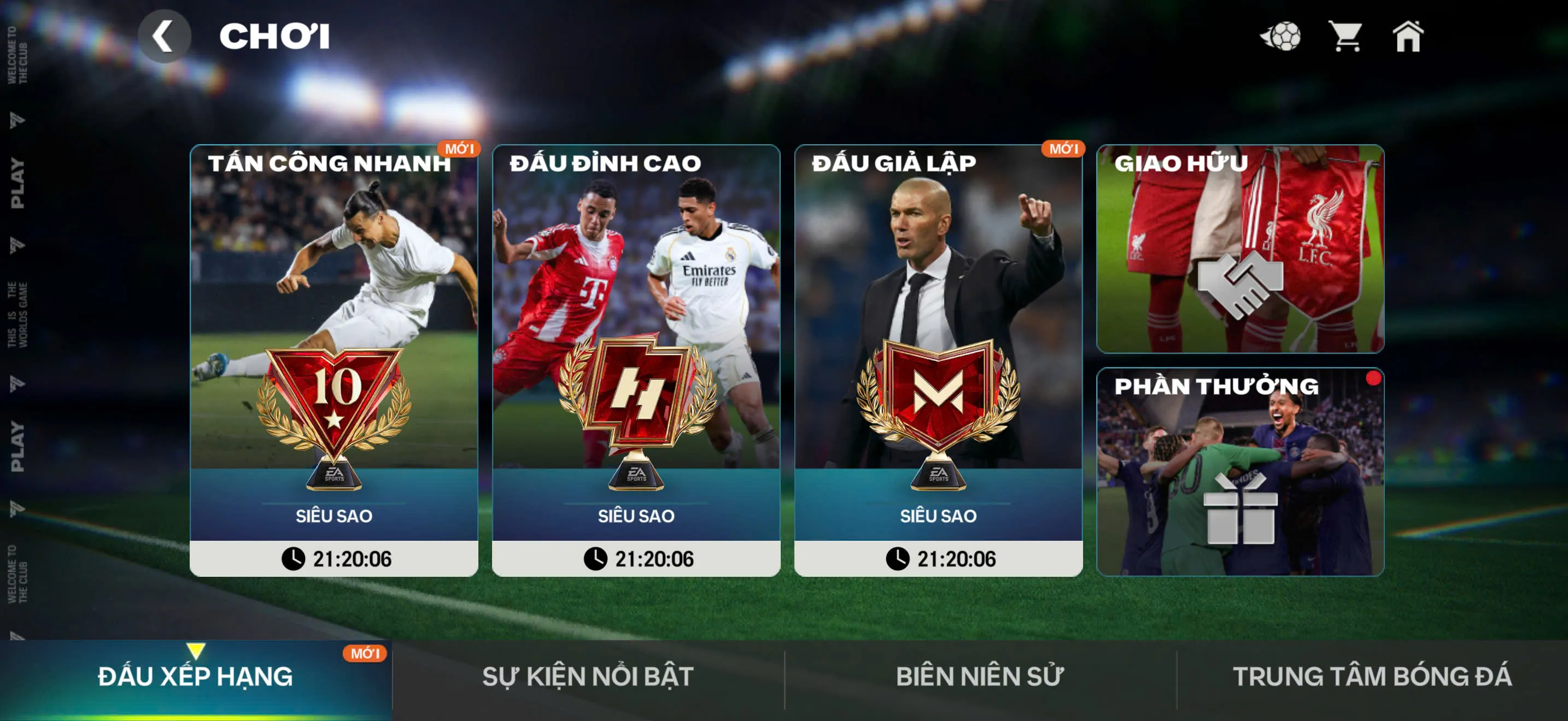 OVR 121,..DEM + MP3 + Rice + Cafu + Pirlo ,...Nhiều cầu thủ ngon,...Rank cao cho ae chơi.