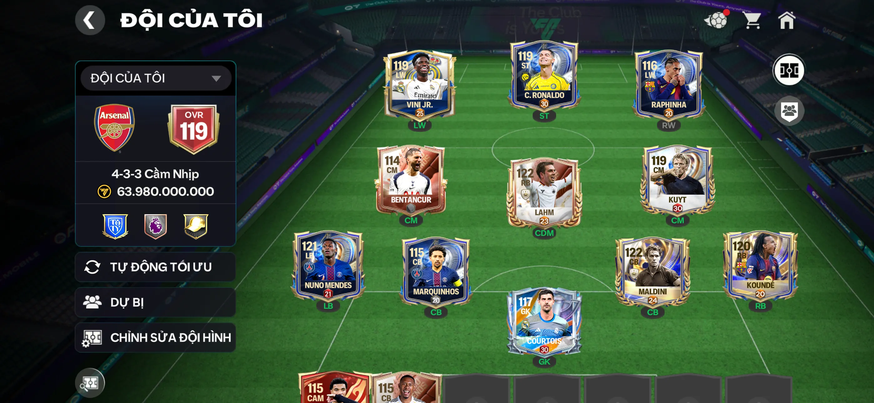 3 cthu 177 Đội hình đẹp , 3 rank chưa đá , còn nv 20k gem ,15k hiệp phụ