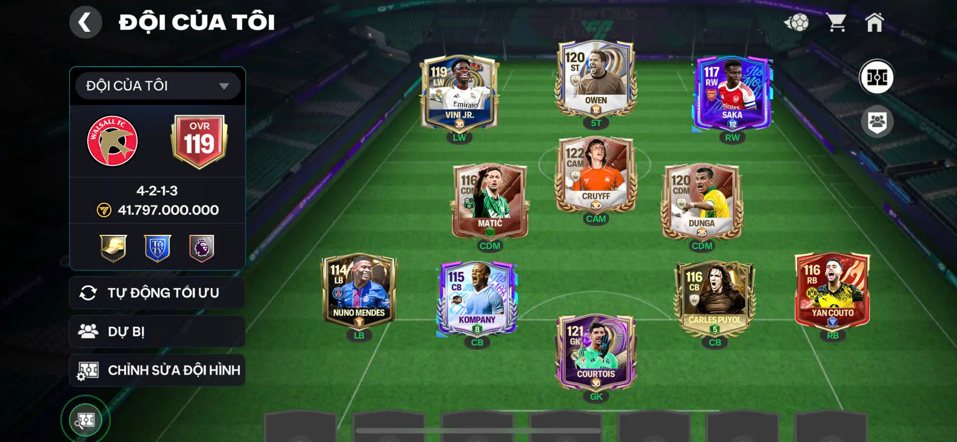 OVR 119,..Cruyff + Những khúc gỗ,....