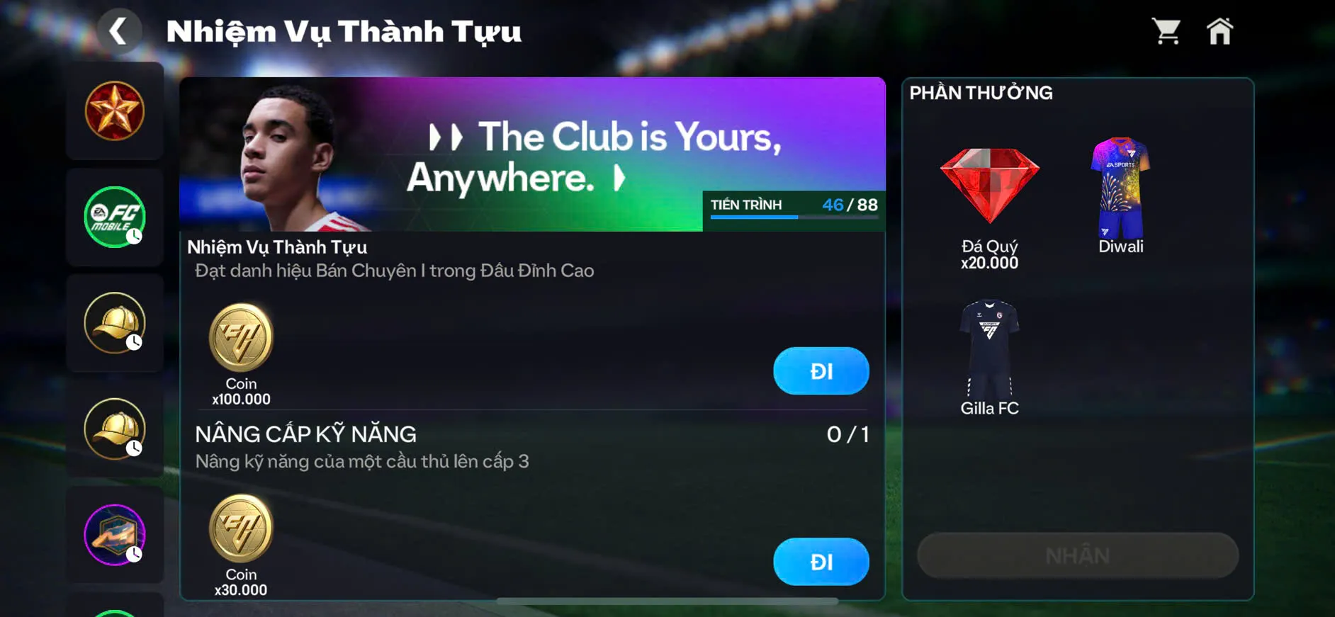 OVR 119,..Maradona + Vini + Zico + nhiều cầu thủ 116 115