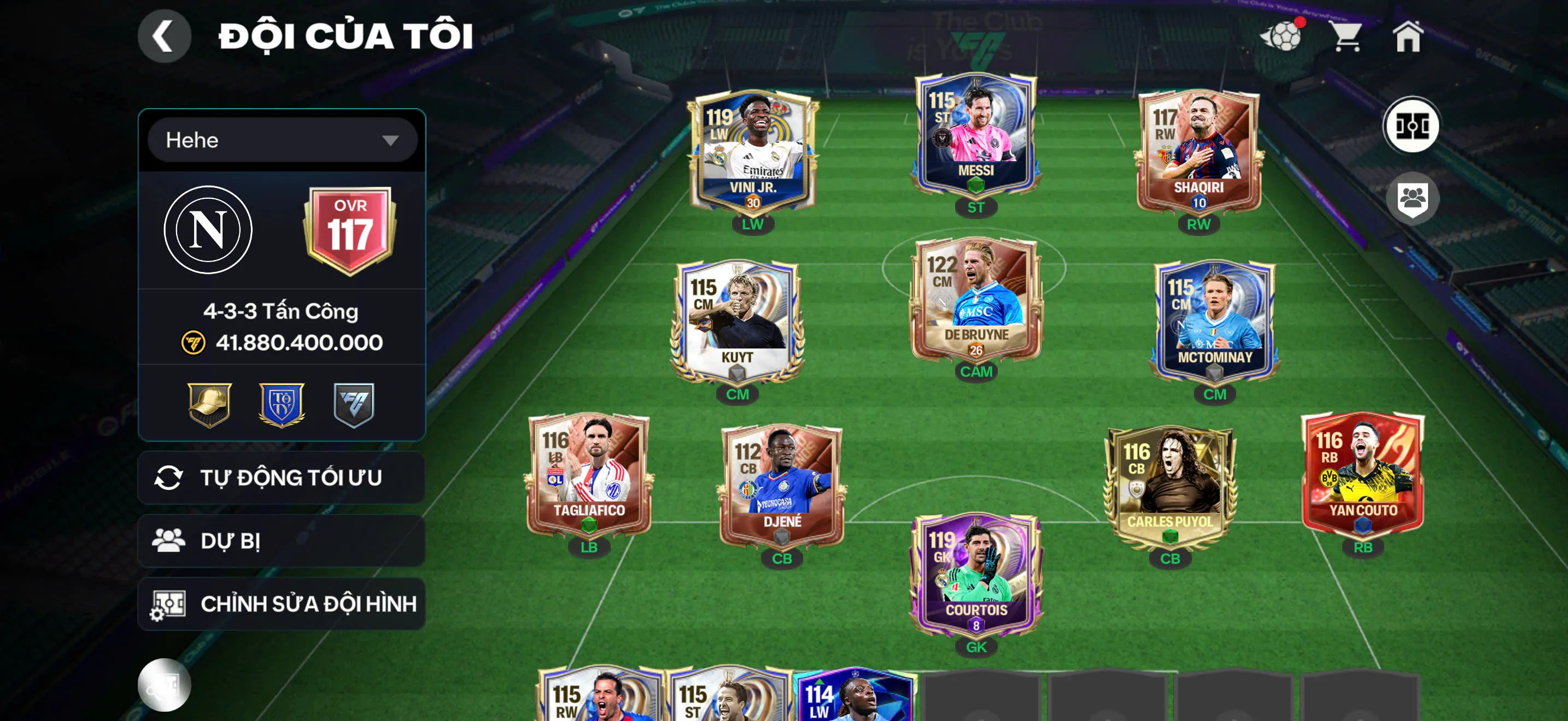 Messi cho ae chơi...