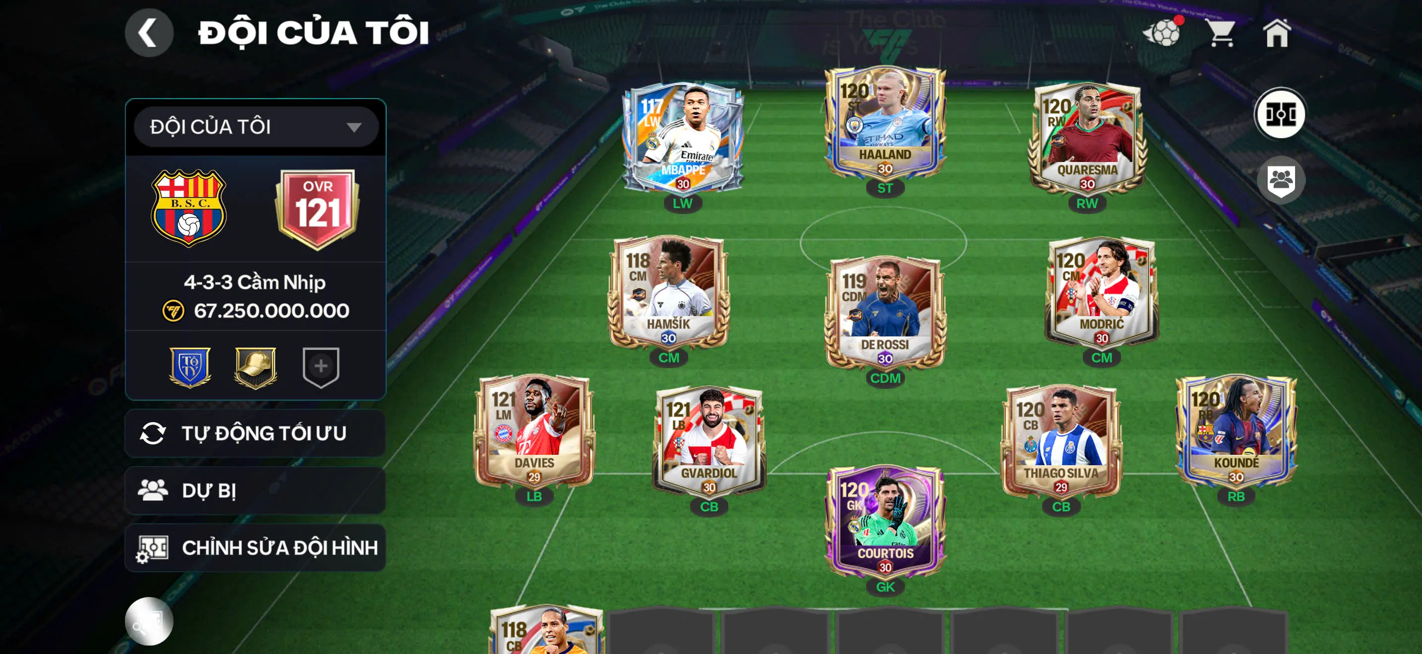 OVR 121,..Halaand + Sko + Vandic + nhiều cầu thủ ngon cho ae và tài nguyên,..Rank cao