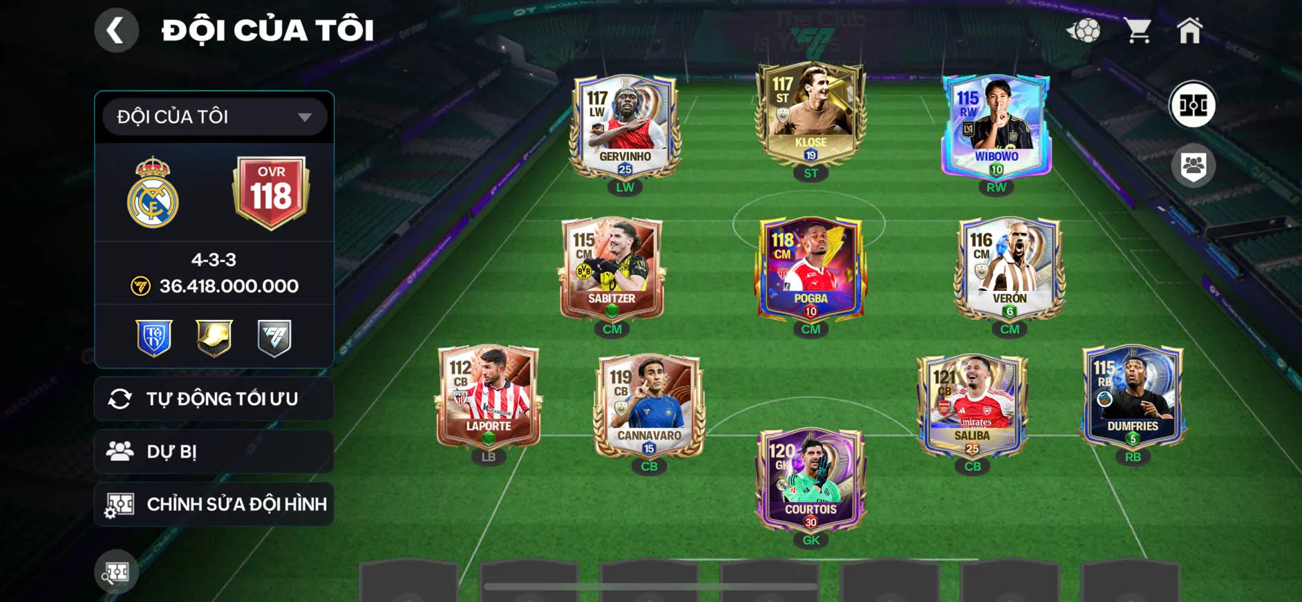 OVR 118,..Acc cỏ cho ae trải nghiệm