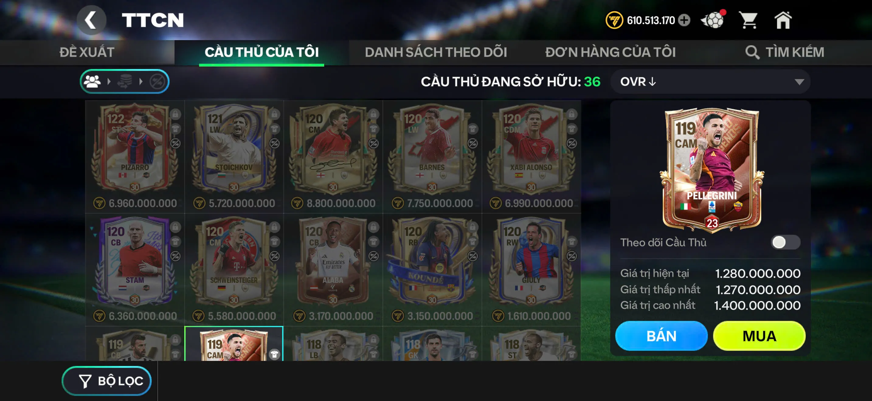 OVR 120,..Meta cũ nhưng không phế,..G8 Chữ kí ( hiếm )