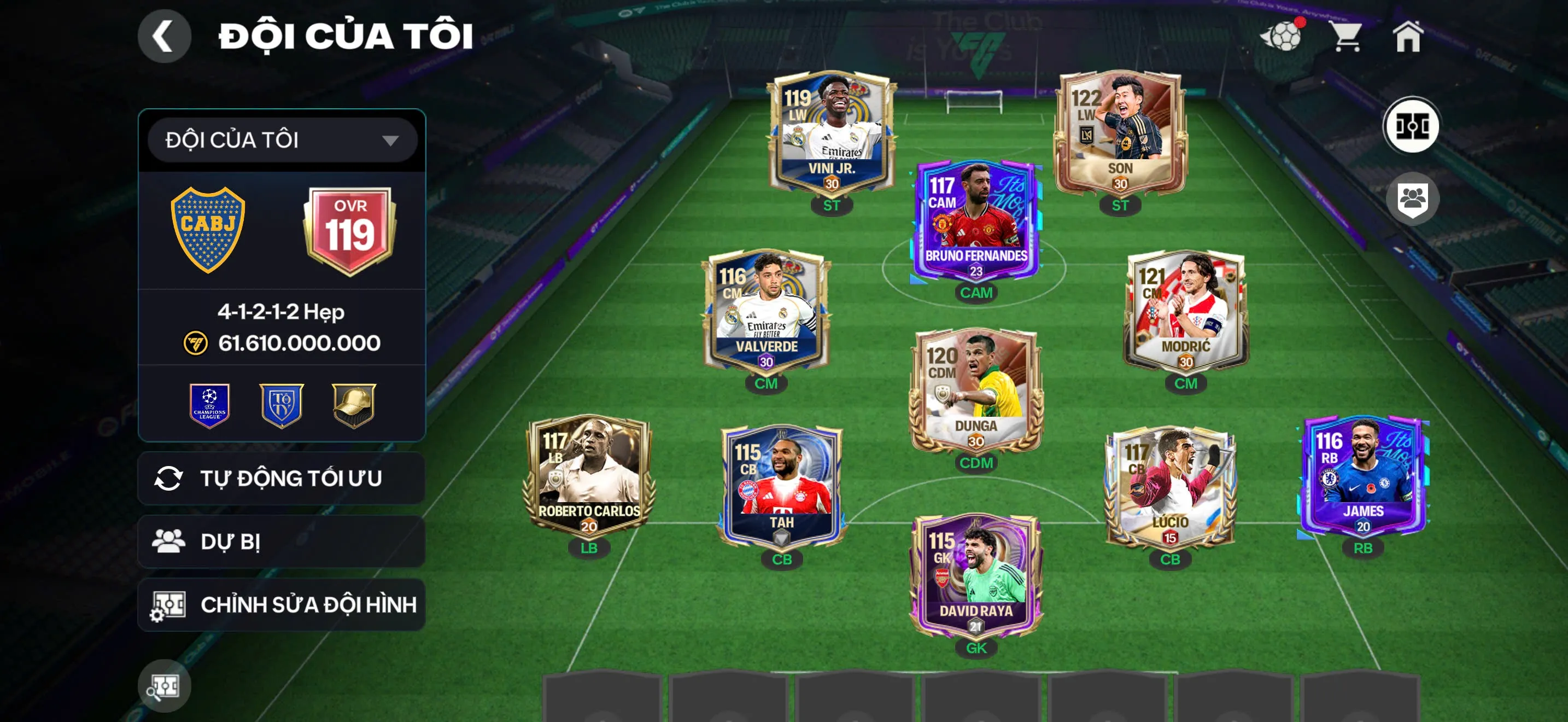 OVR 119,…Dư hơn 271k ruby và 31K đổi hiệp phụ,..