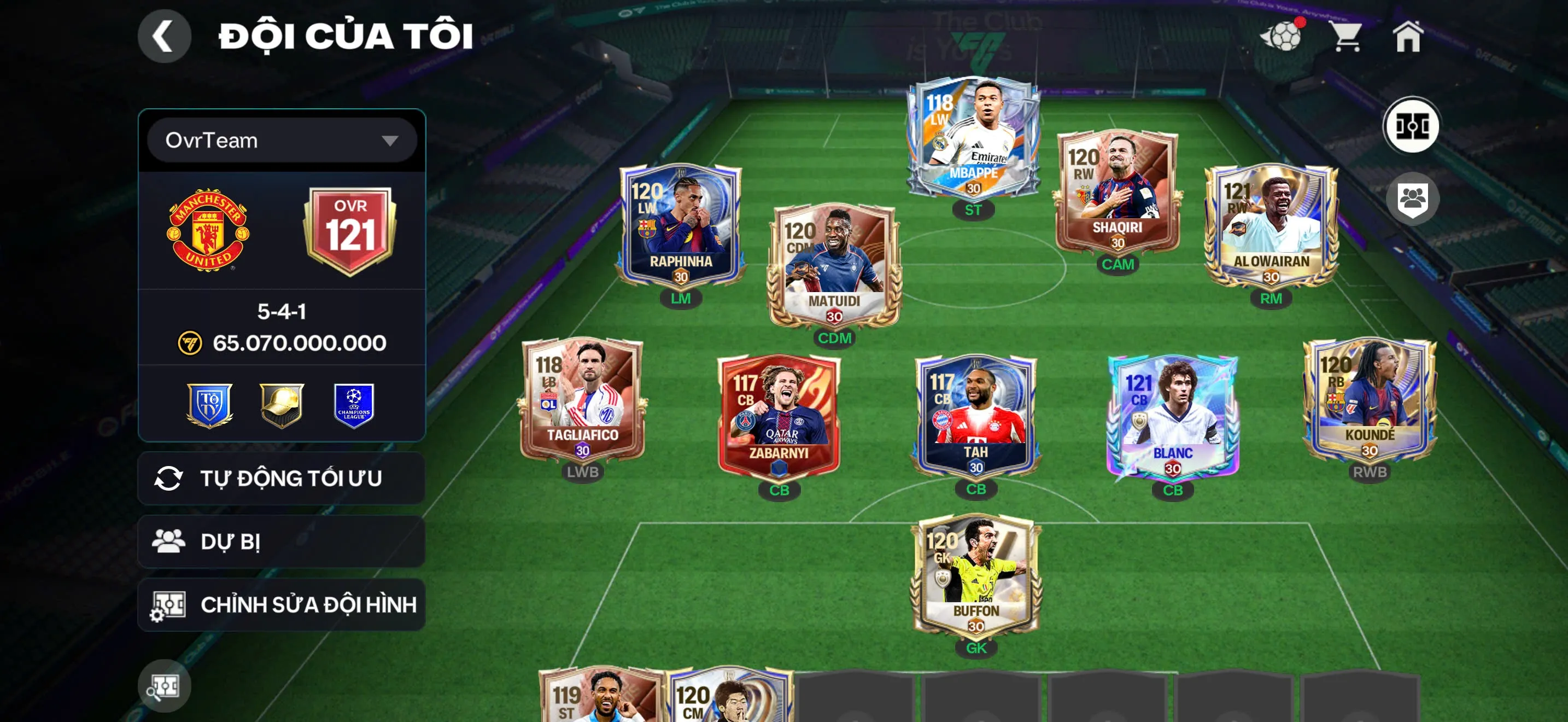 OVR 121,..Al aw + Mp3 + nhìu cầu thủ ngon,…