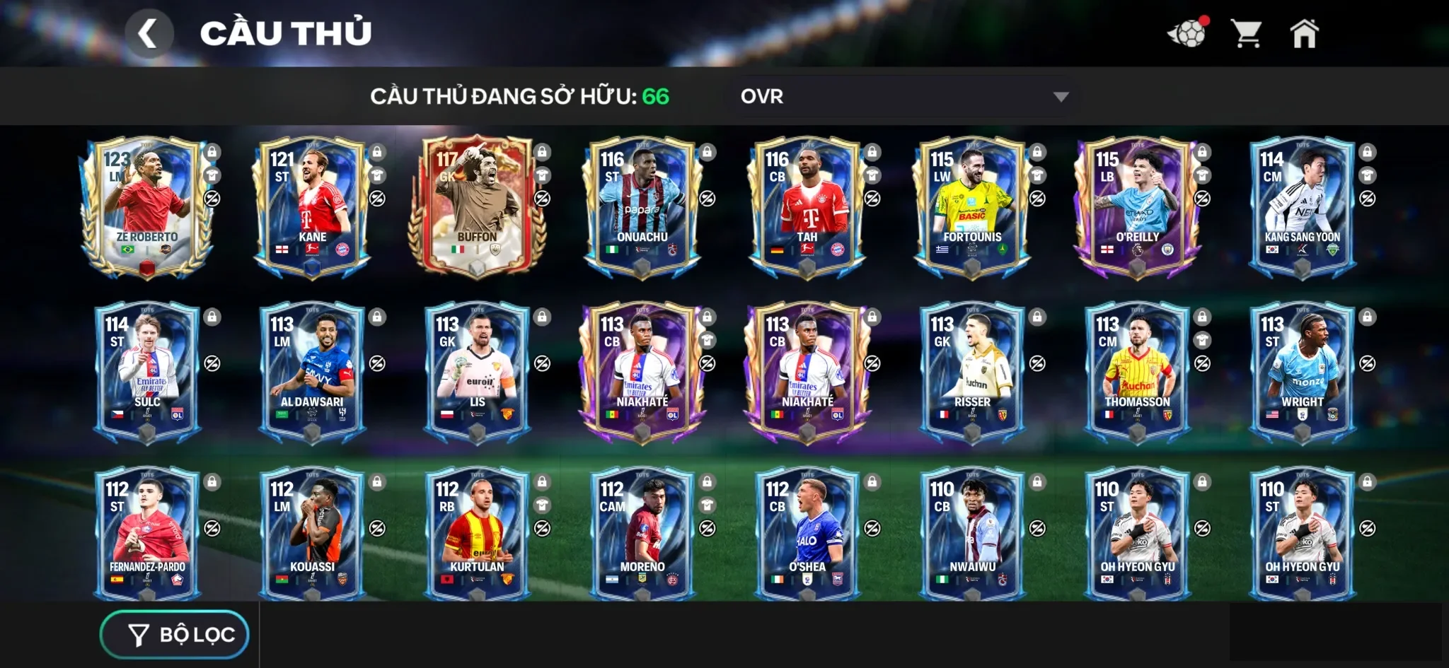 Kane +Zeroberto ,3 rank chưa đá , còn nv20k gem
