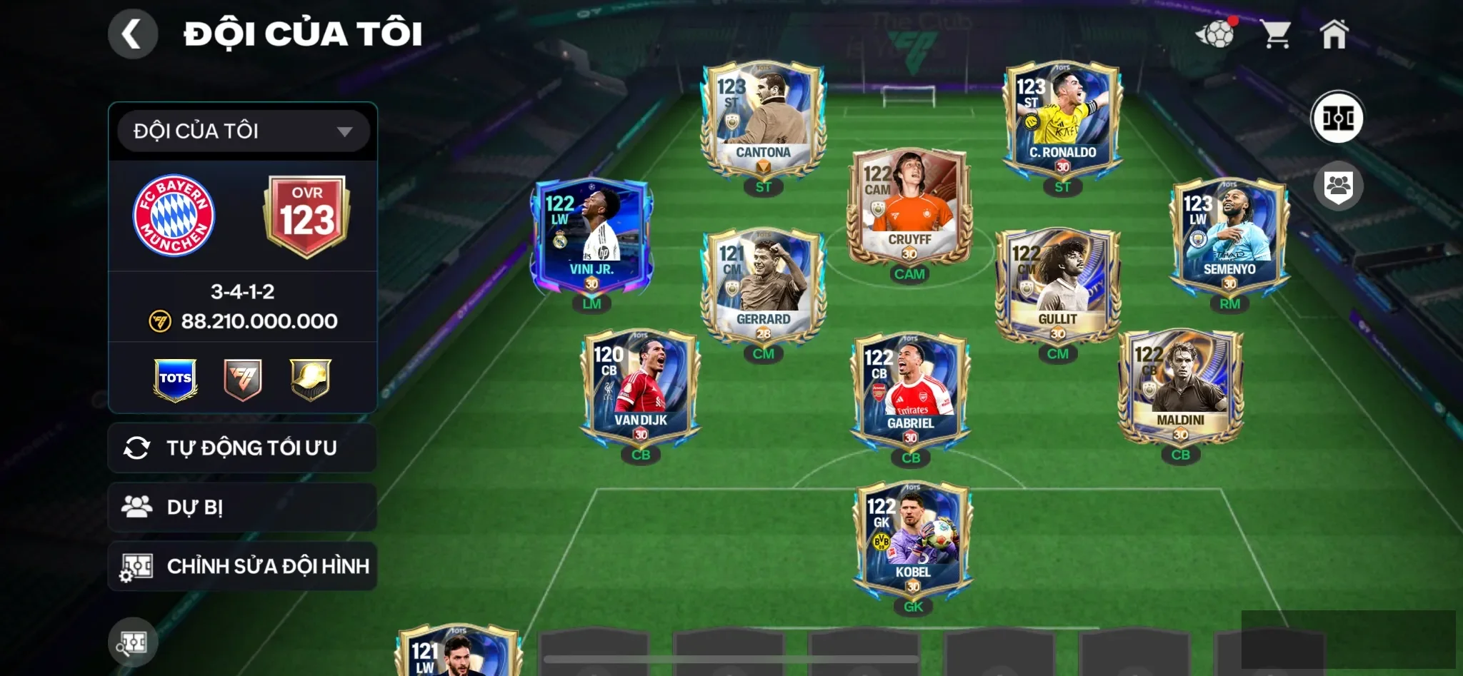 Log Garena TTT , Ovr 123 , A Bảy Tots , Gullit cùng nhiều hàng ngon !!!
