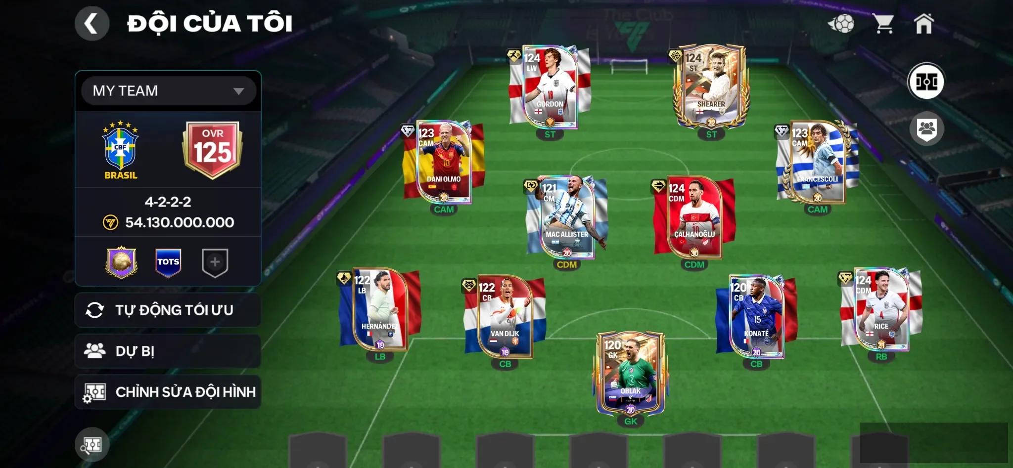 Ovr 125 Garena Trắng Thông tin
