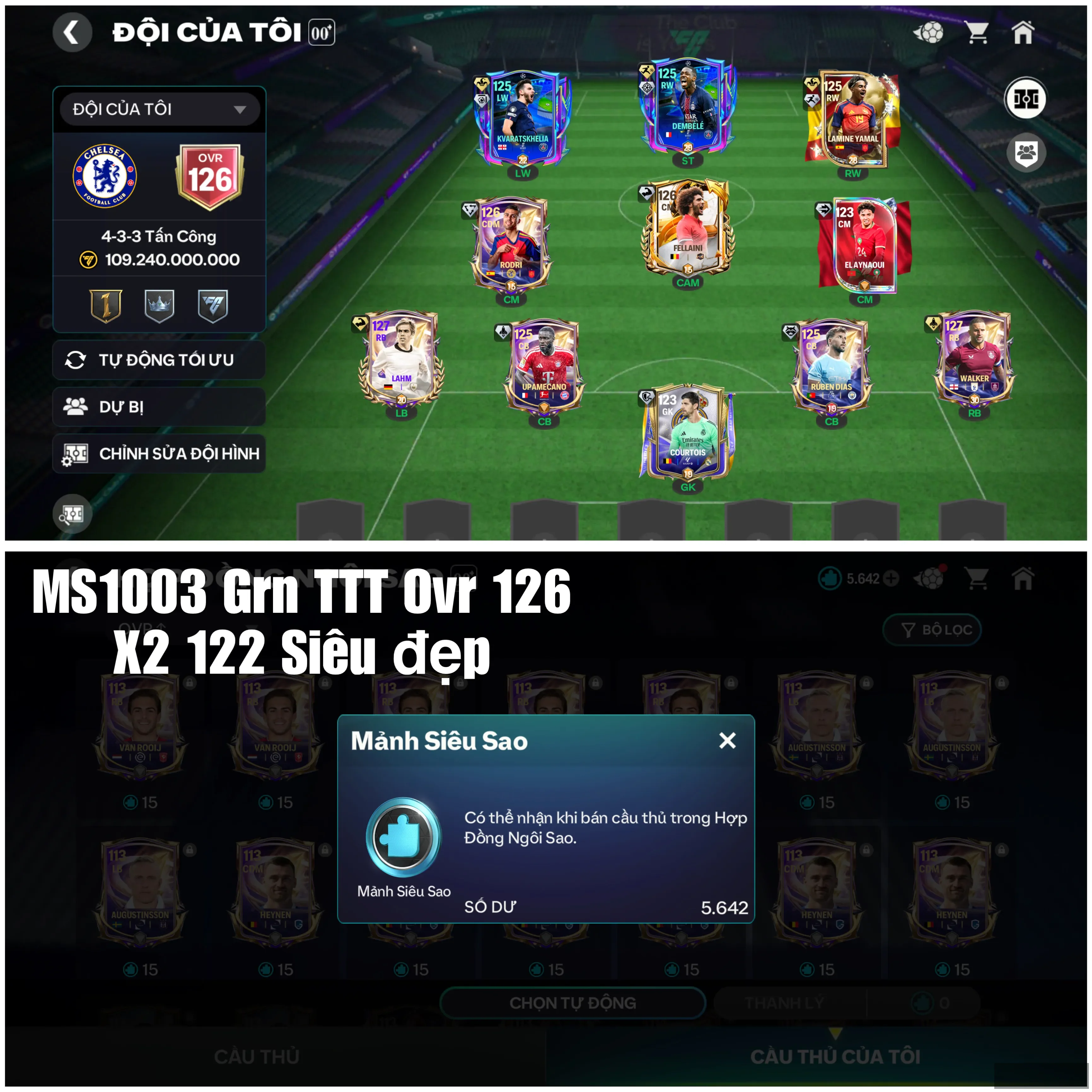 Ovr 126 x2 122 Trắng Thông tin siêu đẹp cho ae