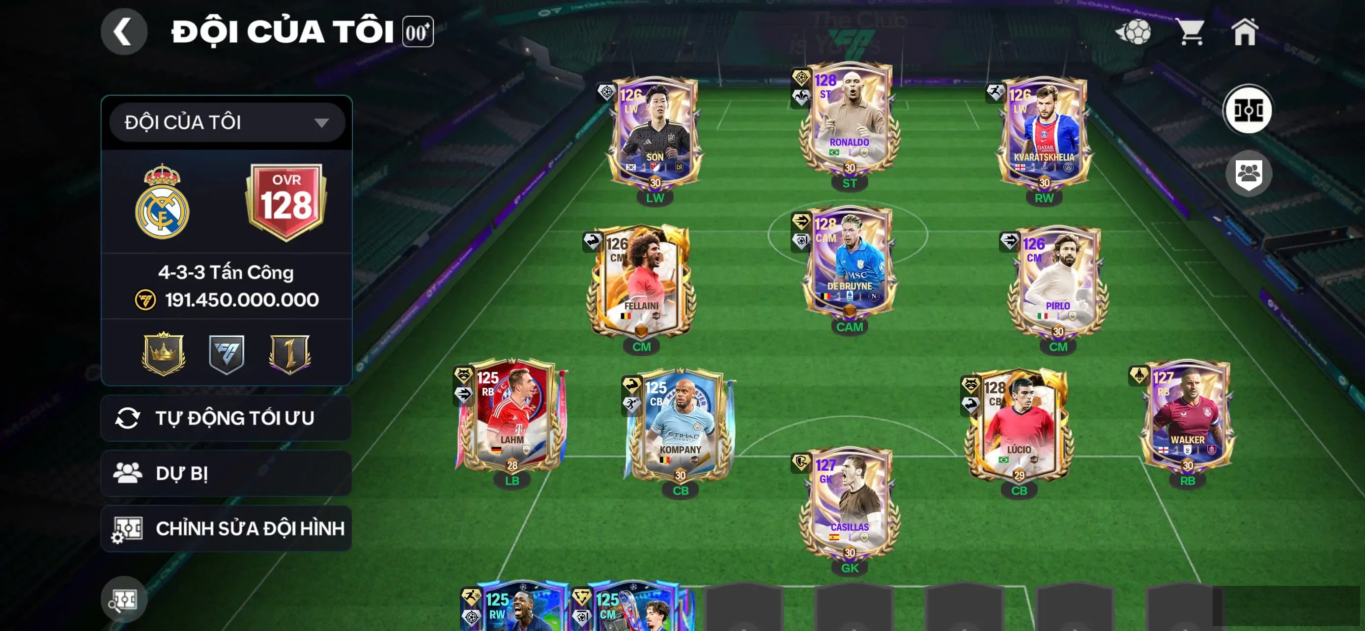 LLS11 - OVR 128 - Dư 668k Ruby + 63k hh