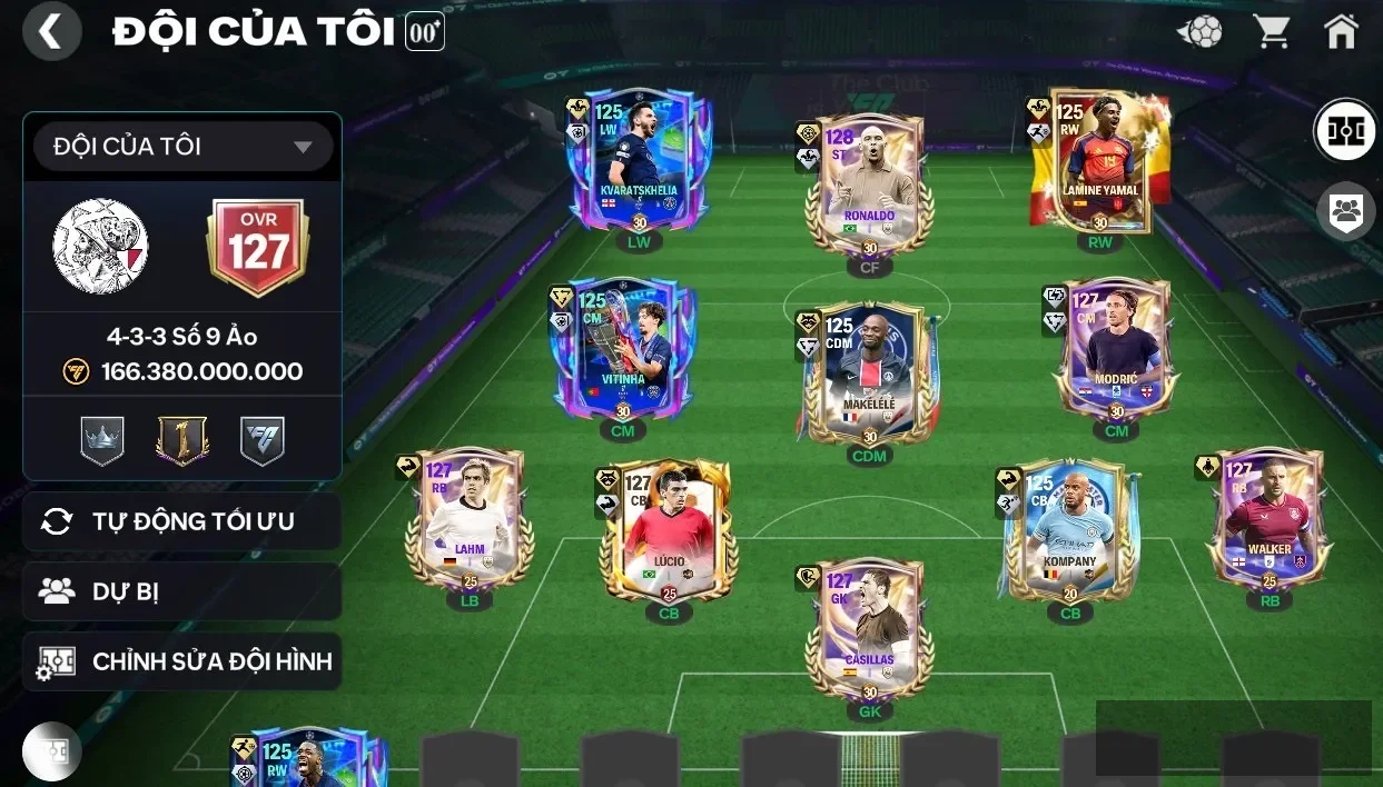 S3 - ĐH 166B  RONALDO BÉO + LUCIO 123  + 4 CON 122  Garena TTT