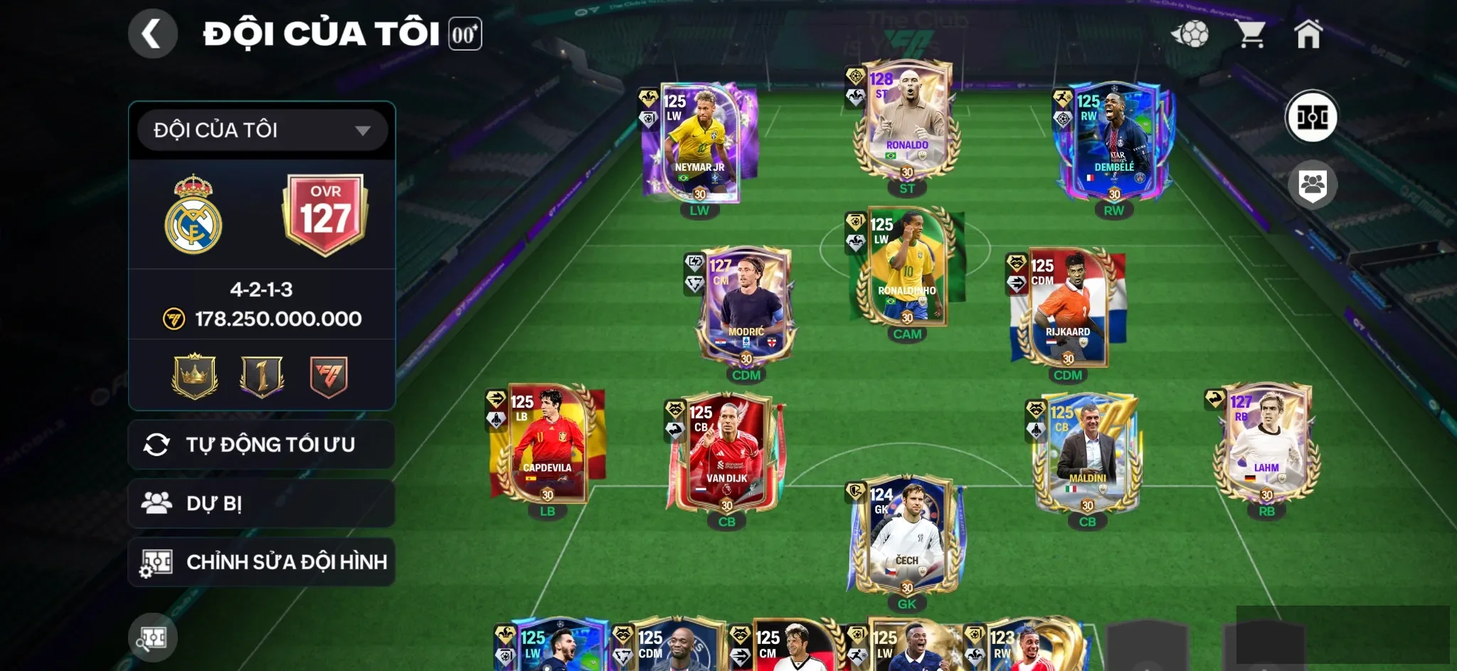 NEYMAR BOX CHỮ KÝ HIẾM + rô béo . Dư 1 thẻ đổi tên.