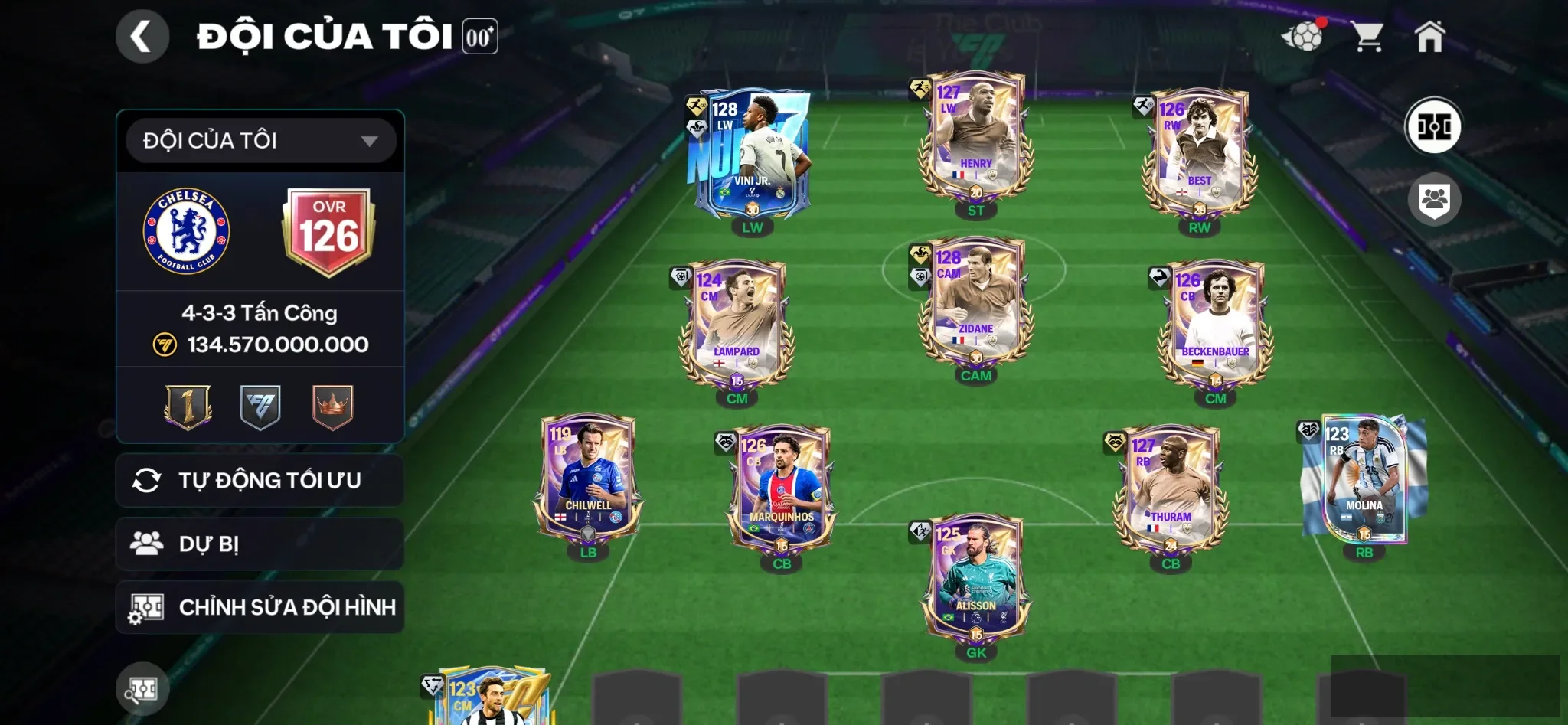 Siêu phẩm giá rẻ Zidane + Vini ovr 126 Trắng Thông Tin