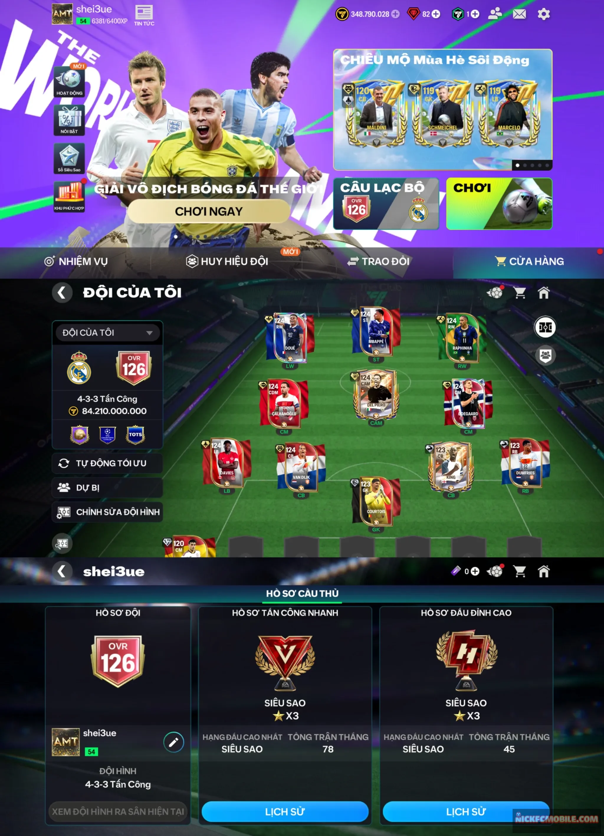 Ovr 126 cầu thủ quá ngon cho từng vị trí