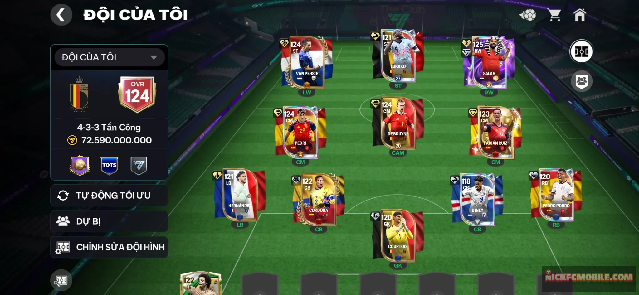 salah 120 cực hiếm cực ngon kèm lukaku van persi kevin nhiều hàng ngon cho ae về leo rank cày sự kiện còn nguyên