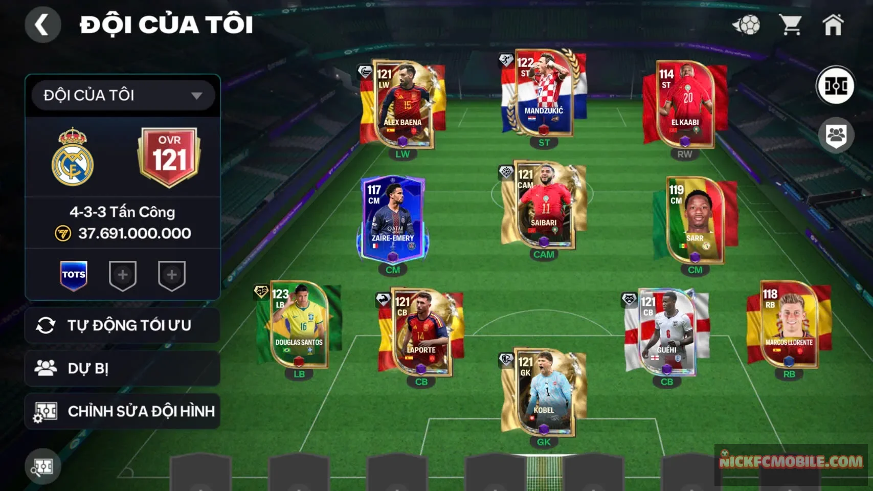 Acc ovr121 có 1cthu119 6cthu118