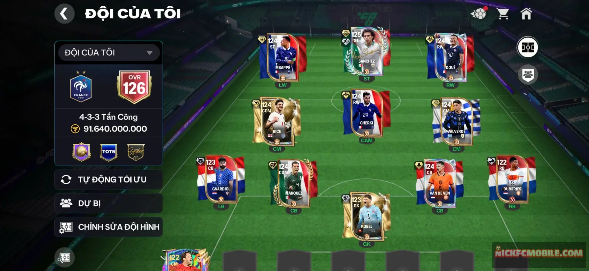 ACC OVR 126, SANCHEZ OVR 125 THẺ CHỮ KÍ BOX 4M VÀ XAVI CHỮ KÍ BOX 4M, M3P+DOUE+CHERKI HÀNG CÔNG TUYỂN PHÁP, 7 CẦU THỦ 119 , 3 CẦU THỦ 118, KOBEL THẺ MỚI, HAZARD BÁN DC, MỚI MUA SỔ ĐĂNG NHẬP