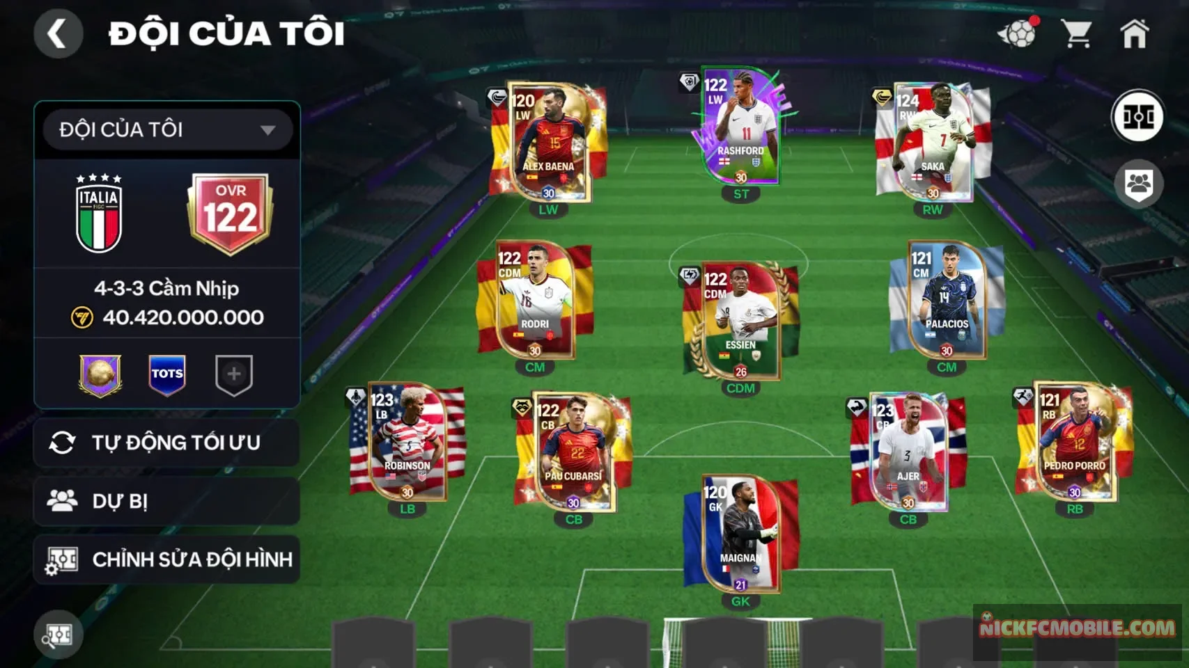 Acc ovr122 có 2cthu119 6cthu118