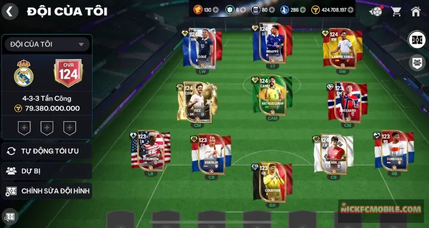 Ovr 124, 8 mảnh, 286 hhth