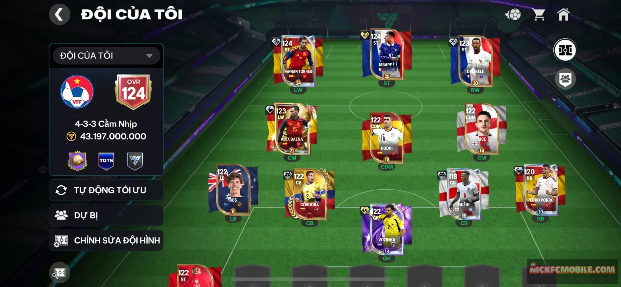 Ovr124 — đầu tàu m3p khung siêu đẹp + dư khoảng 150 mảnh trao đổi