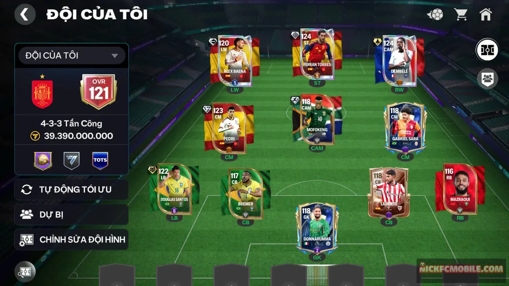 Acc ovr121 có 2cthu119 4cthu118