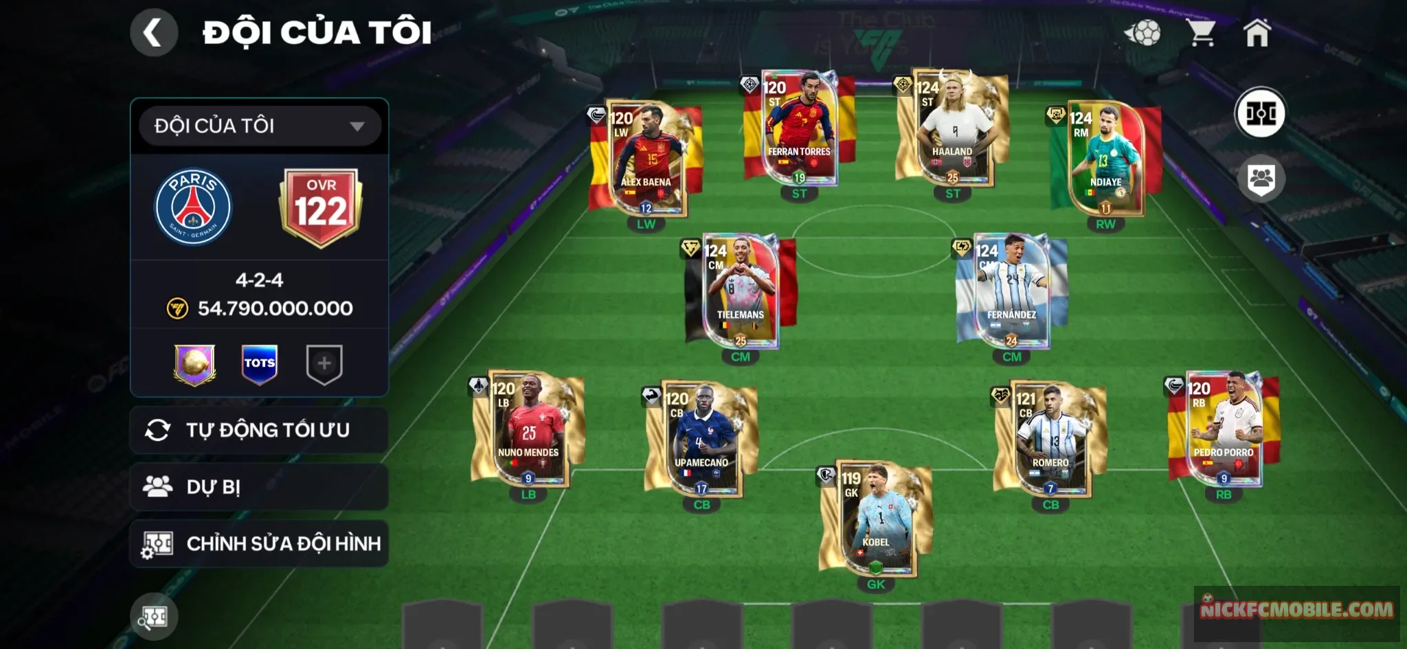 HALAN+TILEMAB+ENZO+CB 119,  5 CẦU THỦ OVR 119, 6 CẦU THỦ OVR 118 NGON, ACC MỚI TẠO RANK CHƯA ĐÁ SK CHƯA CHƠI CHO AE CÀY LẤY THĂNG HẠNG VÀ GEMS, DƯ 10k GEMS