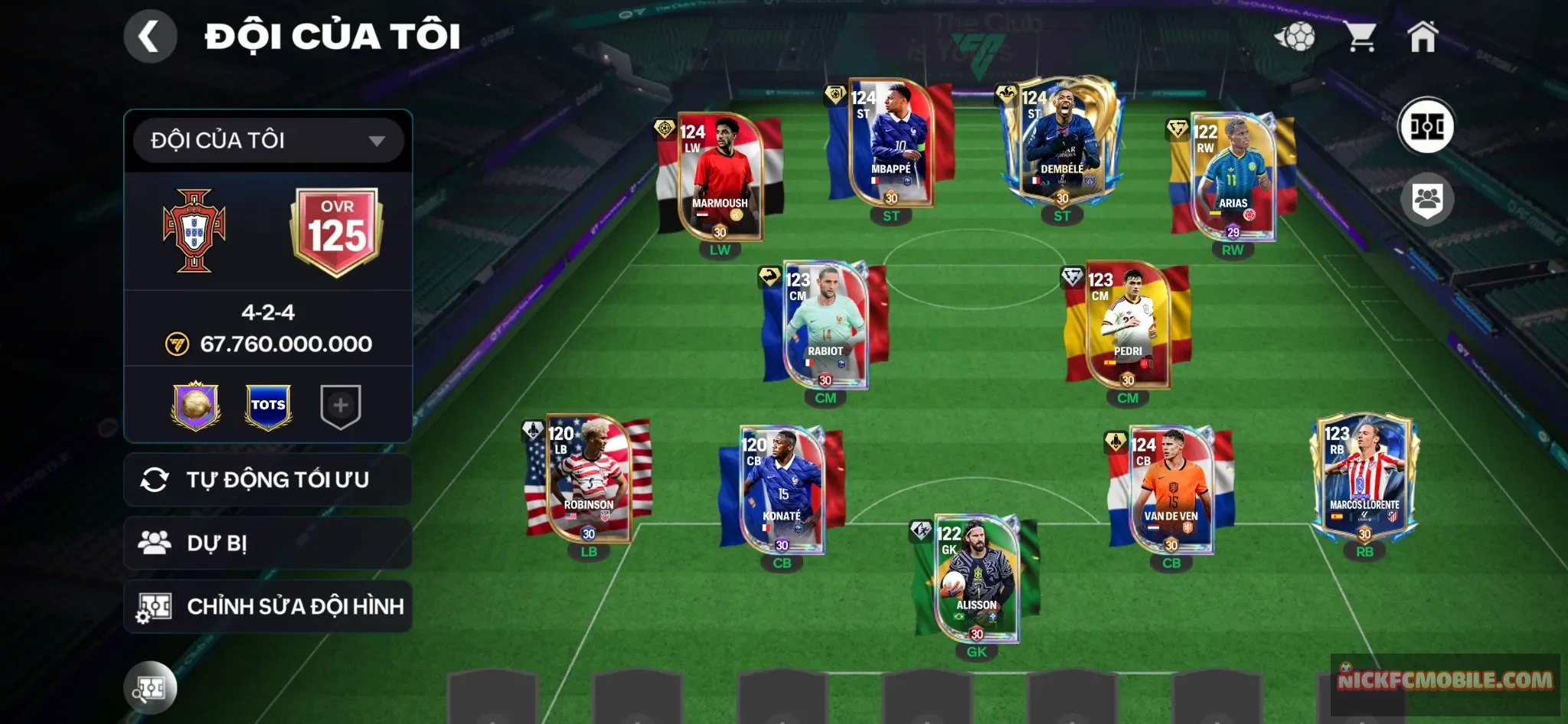ovr 125 m3p dembele hot cực ngon 6 con 119 4 con 118 cầu thủ đủ đá cho ae leo siêu sao kiếm gem mở back mùa mới thì ngon luôn