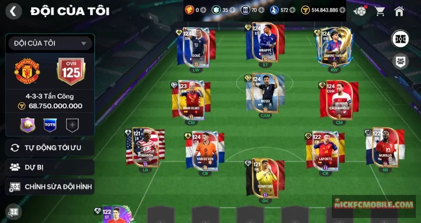 Ovr 125, 35 mảnh, 572 hhth