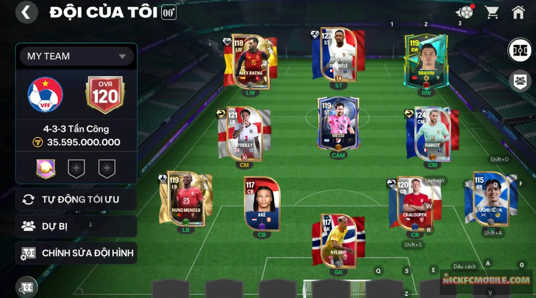 Nick 2 cthu 119 +4 cthu 118, rank chưa cày