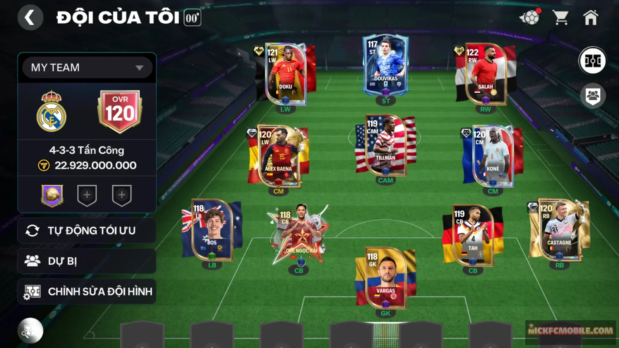 Acc ovr120 có 2cthu119 3cthu118