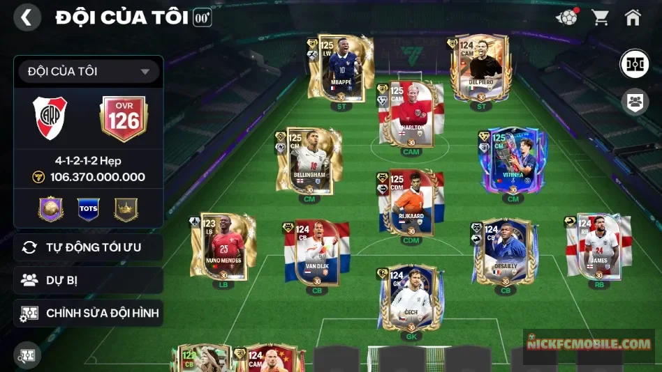 S12 - ĐH 106B 5 CON 120 + 6 CON 119 Garena TTT