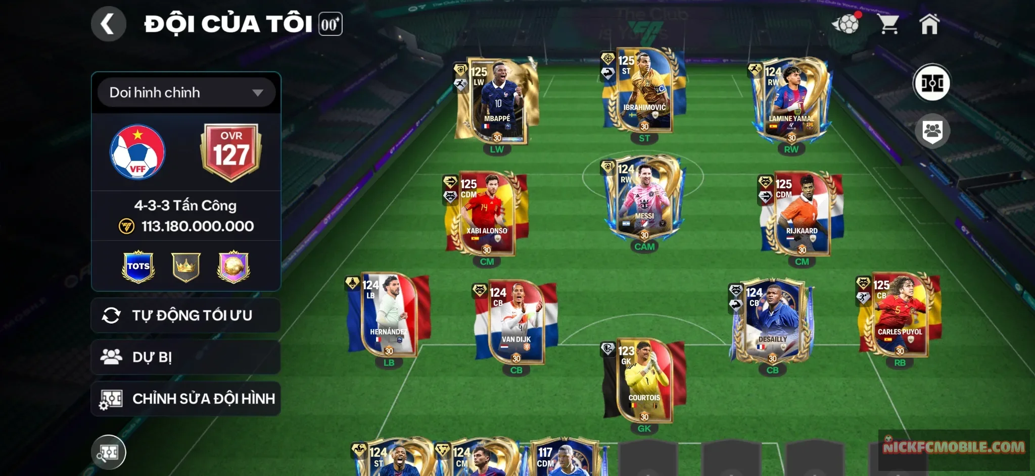 OVR 127 - siêu phẩm dư 2B coin.