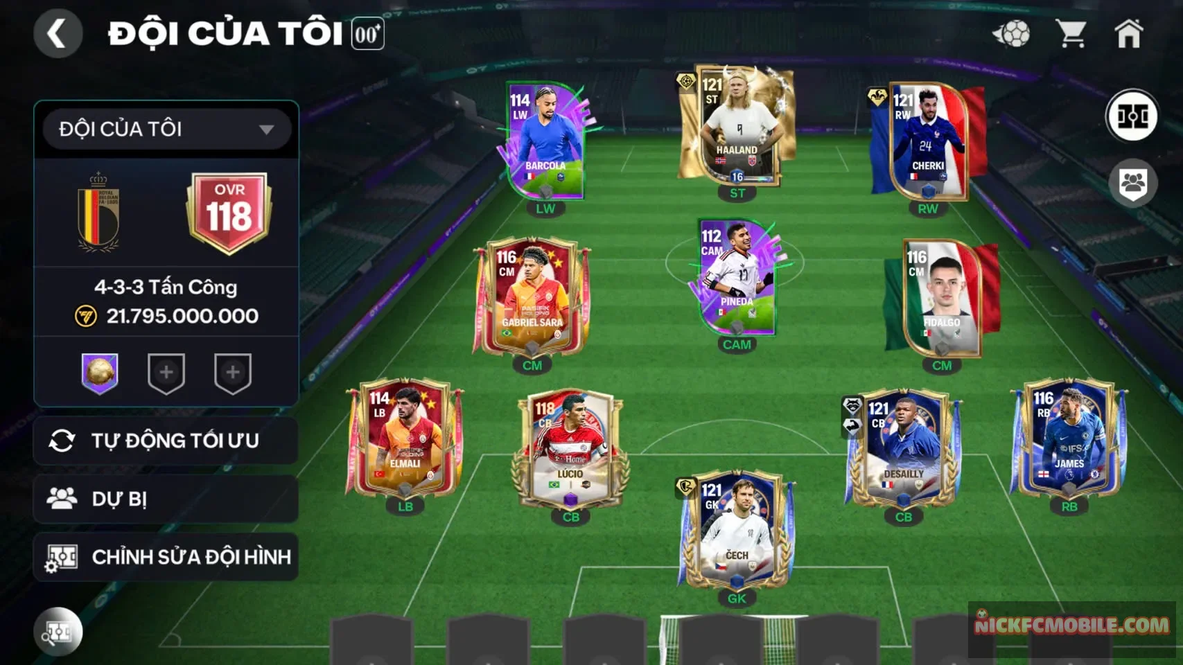 Acc ovr118 có 4cthu119 có playstyle cực ngon cho ae