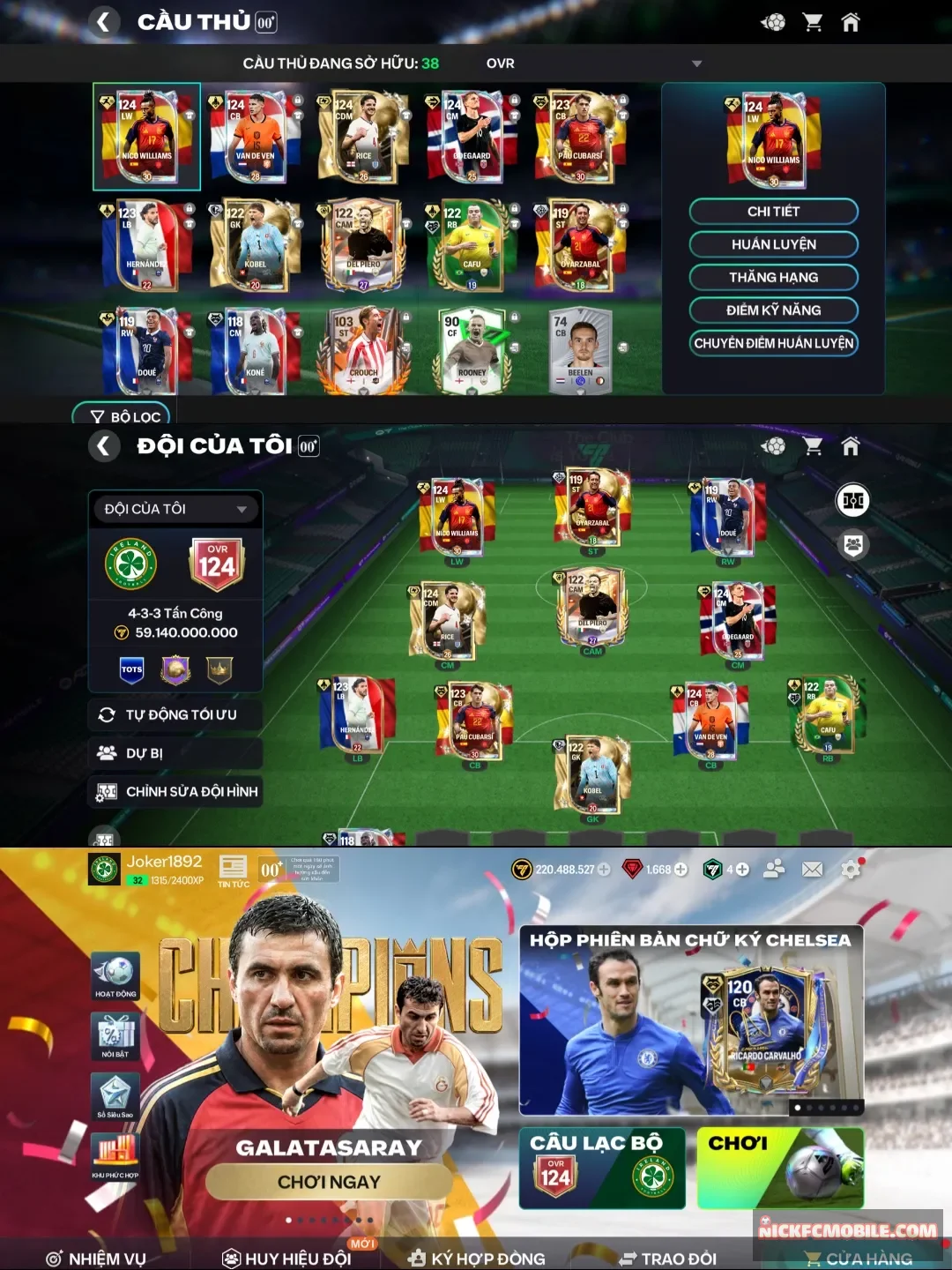 Acc fc mobile giá siêu rẻ