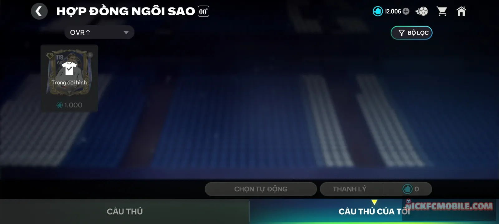 Acc có 12k mảnh và cech 119 , còn 11k gem và 6.5k hhth , chưa nạp lần đầu