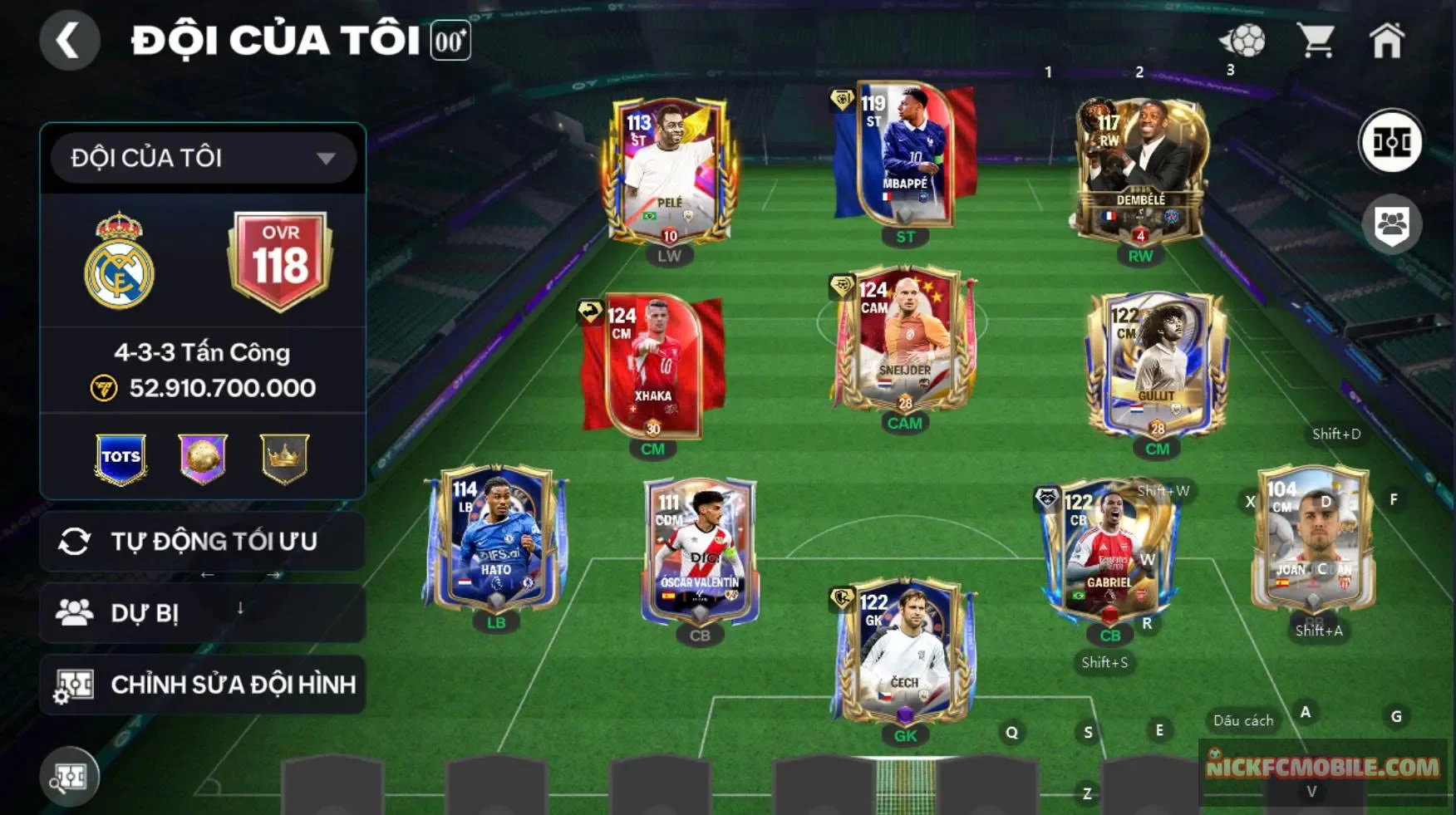 Acc 4 cầu thu 119 hot (m3p, cech, snider,...), cho anh em về buld team...