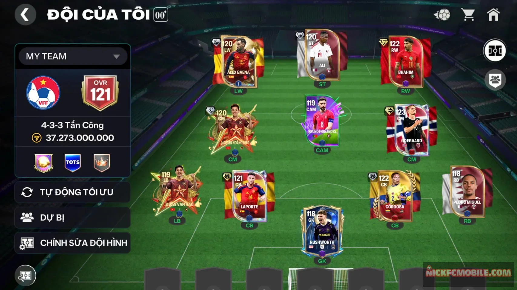 Acc ovr121 có 3cthu119 4cthu118