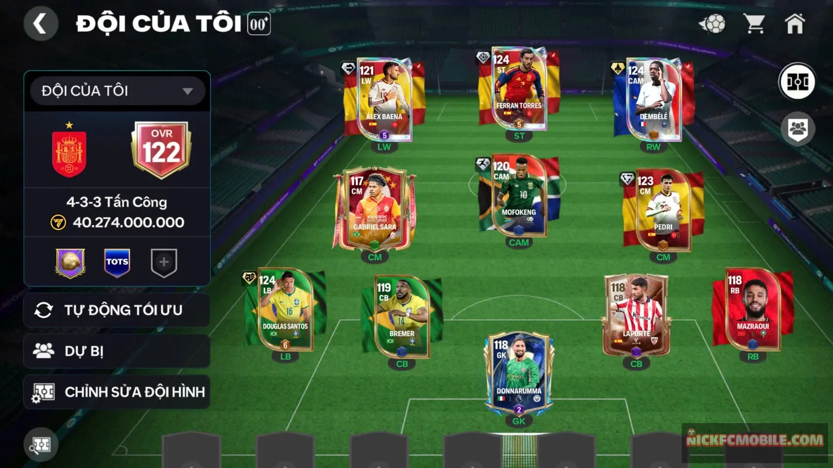 Acc ovr122 có 2cthu119 4cthu118
