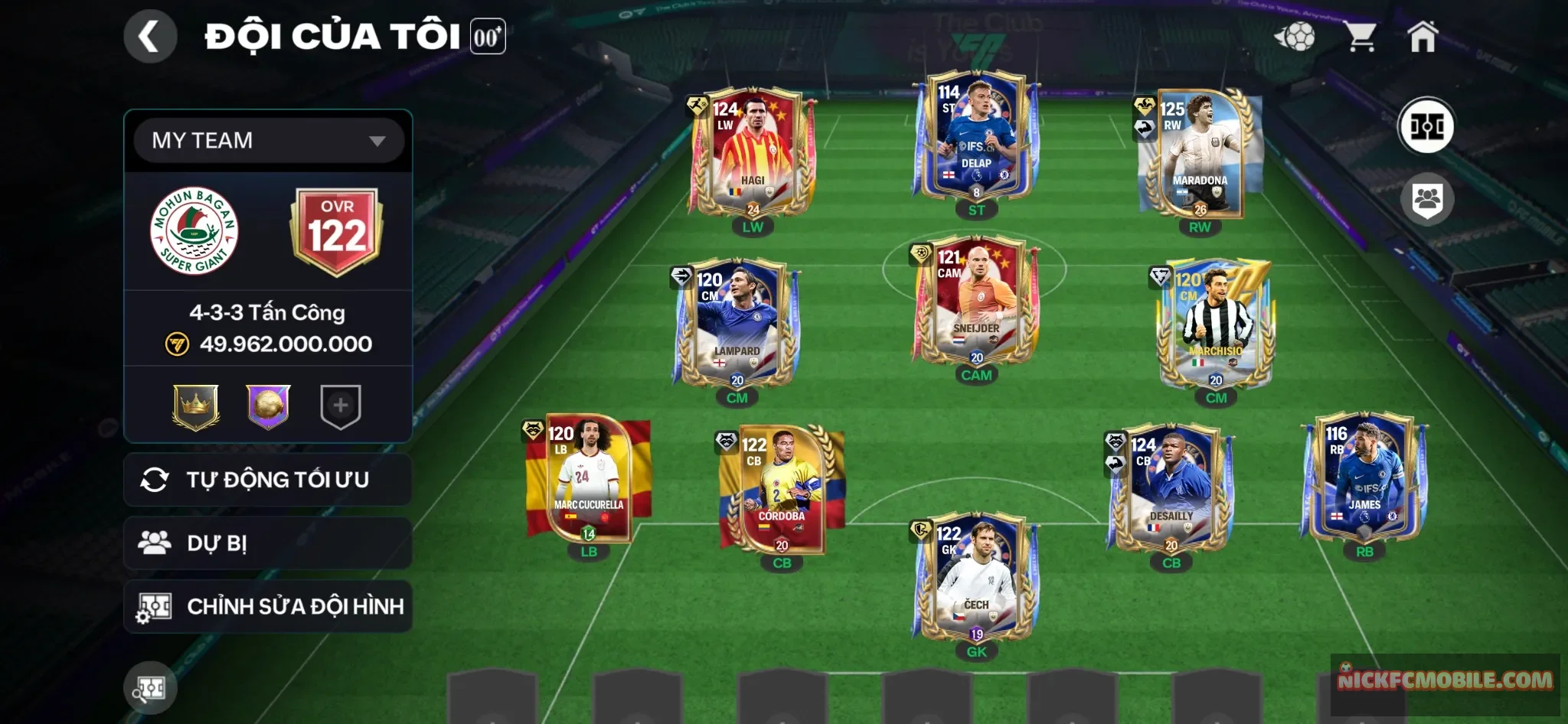 Maradona 120 đội hình nhiều 119 118 dư gần 3k điểm kí hợp đồng rank chưa cày đã mở sổ đăng nhập nhận vé+sổ siêu sao cho ae nhận quà 14 lượt nữa nổ pool A 118+ cho ae test nhân phẩm