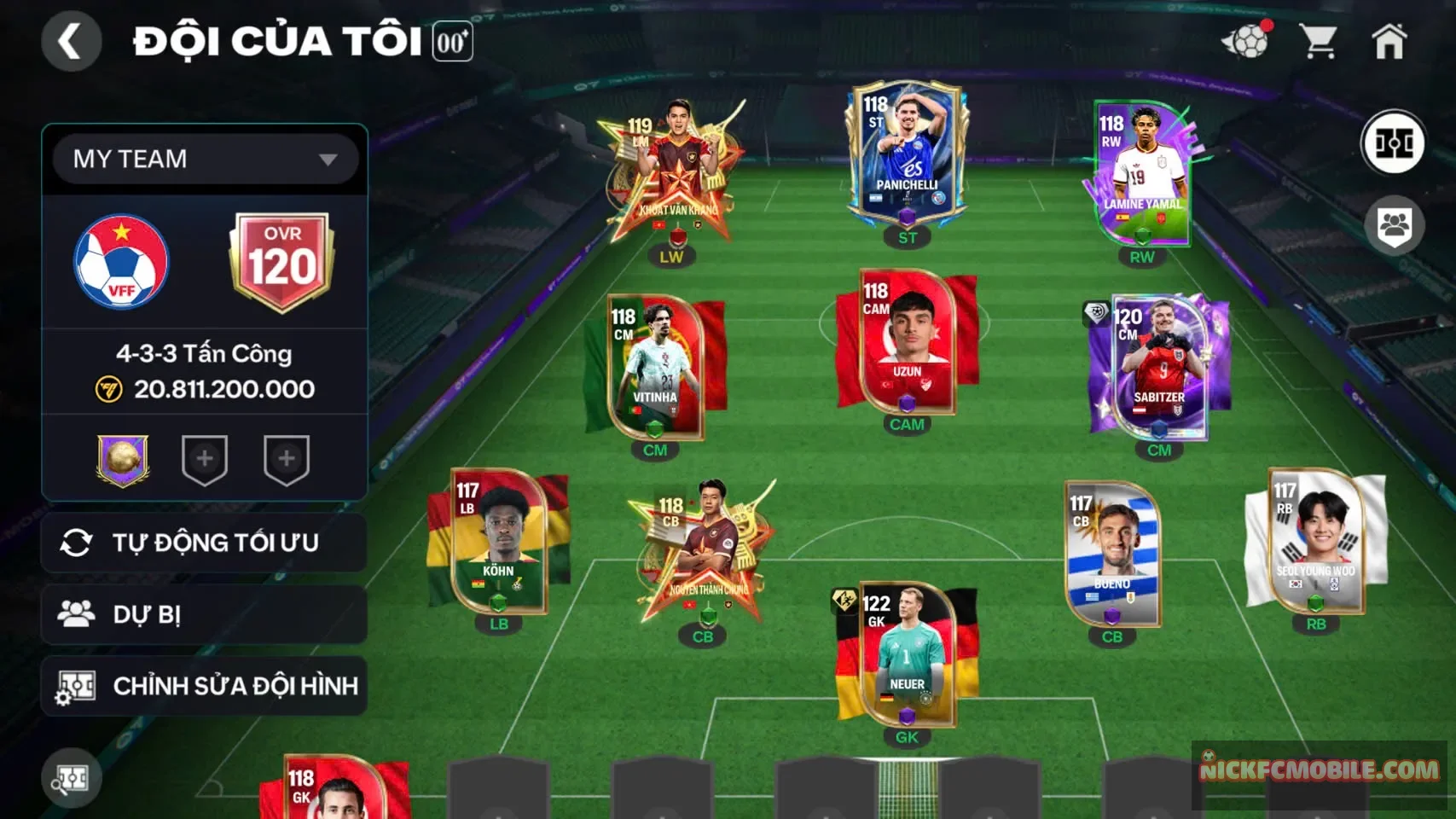 Acc ovr120 có 1cthu119 1cthu118