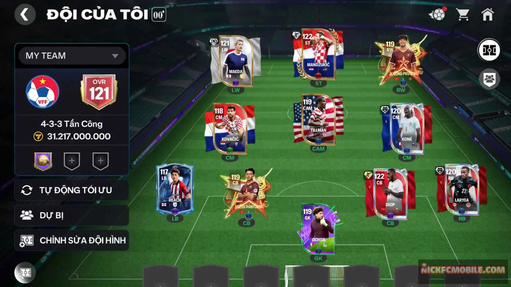 Acc ovr121 có 1cthu119 4cthu118