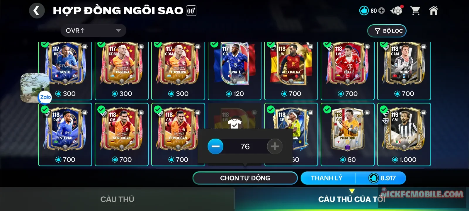 Acc có 9k mảnh chưa đổi , còn 14k gem và 5k5 hhth