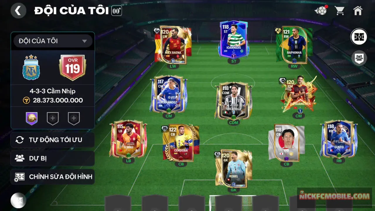 Ms228 Acc ovr119 có raphinha kèm 4cthu118