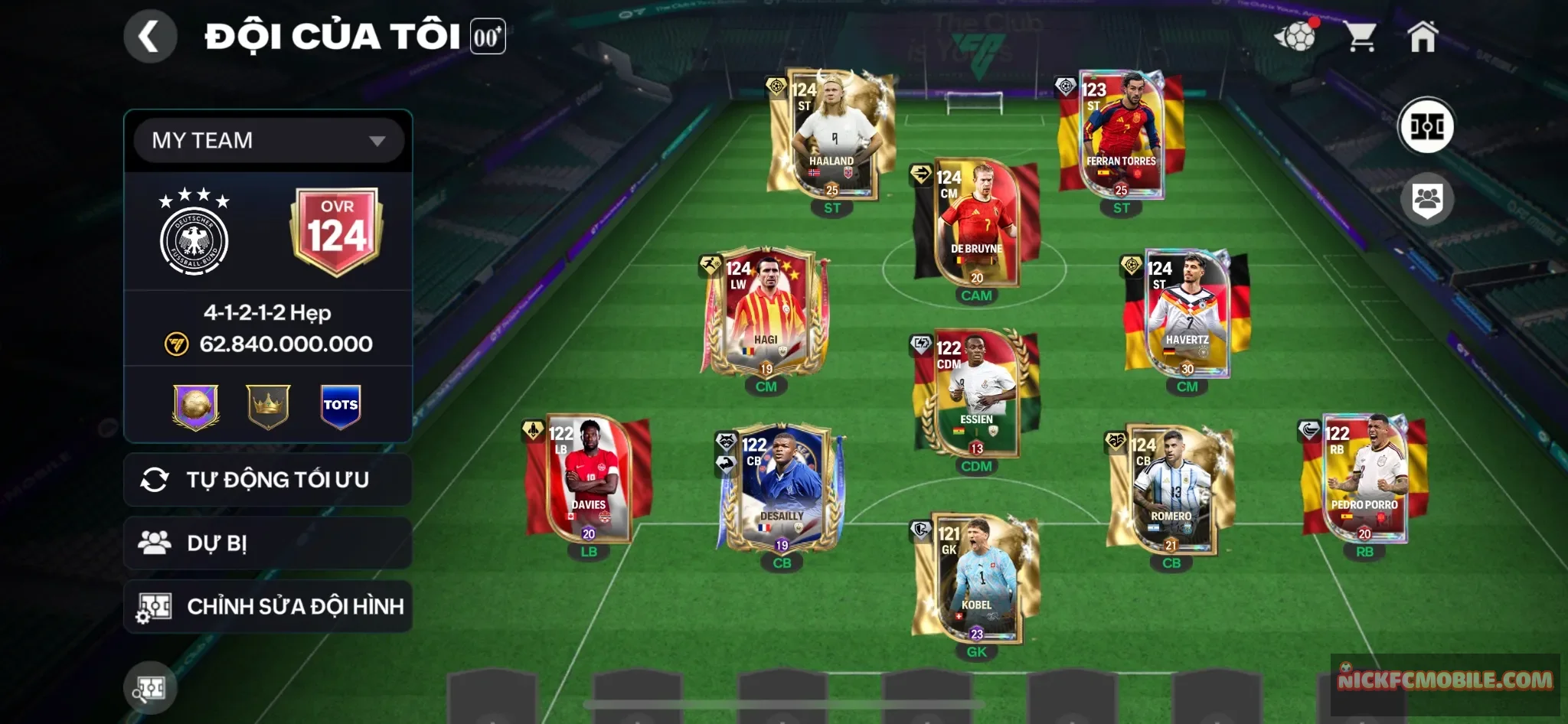 Ovr124 - 8 cầu thủ 119 + dư 7k8 mảnh siêu sao cho anh em