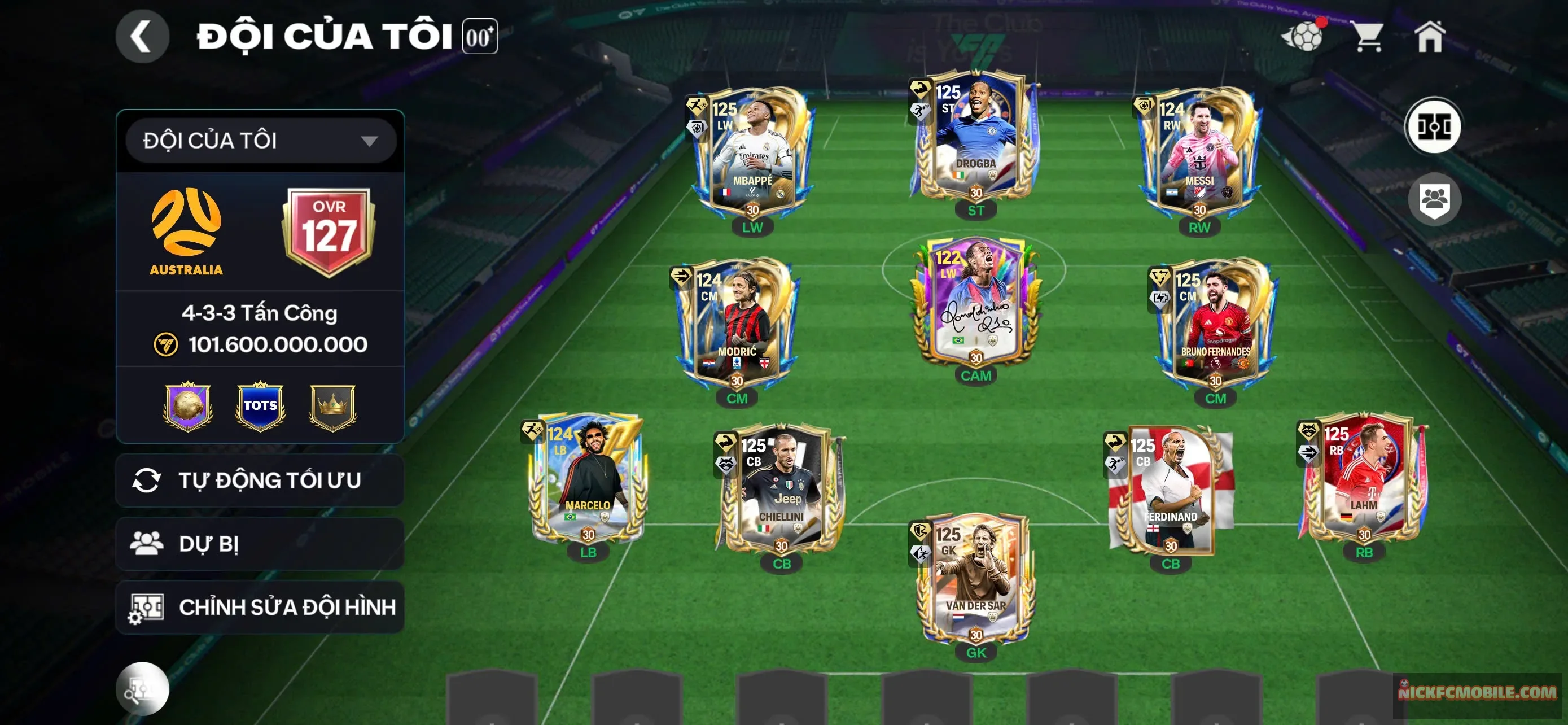 LL - OVR 127 - 7 con 120 , 500đ lên  128 , Gần full ck 115 cho ae đam mê sưu tầm.
