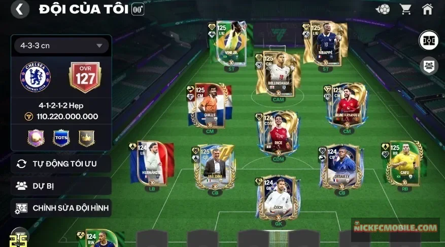 S1 - ĐH 110B 7 CON 120 + 6B COIN Garena TTT