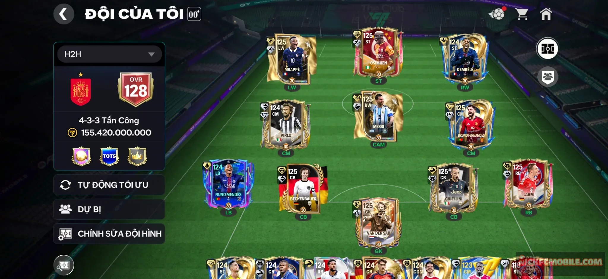 Acc ovr cao 128
Dư 12k mảnh đổi thêm 1 cầu thủ 120
Đã sẵn sổ đăng nhập
Dư 2b3 coin+30k gem
