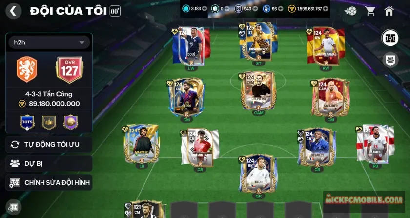Ovr 127, 3K mảnh